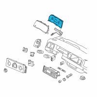 OEM 2006 Mercury Grand Marquis Instrument Cluster Diagram - 6W3Z-10849-CB