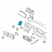 OEM 2011 Mercury Grand Marquis Headlamp Switch Diagram - 8W3Z-11654-AA