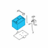 OEM 2010 Nissan Titan Batteries Diagram - 244107S00A