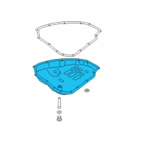 OEM 2017 Nissan Versa Note Pan Assy-Oil Diagram - 31390-3JX1A