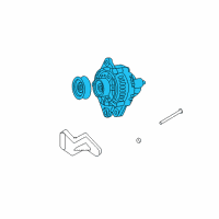 OEM 2004 Hyundai Sonata Generator Assembly Diagram - 37300-37405
