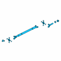 OEM 2021 Ford Explorer Drive Shaft Diagram - L1MZ-4A376-A