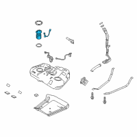 OEM 2013 Ford Police Interceptor Sedan Fuel Pump Diagram - DG1Z-9H307-R