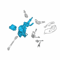 OEM 2010 Hyundai Tucson Column Assembly-Upper Diagram - 56310-2S211