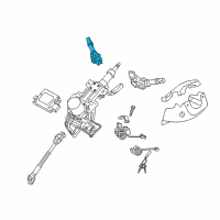 OEM Kia Forte Switch Assembly-WIPER Diagram - 934202K050