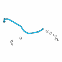 OEM Hyundai Bar-Rear Stabilizer Diagram - 55511-39600