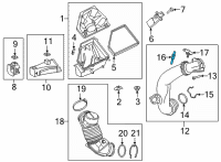 OEM 2020 Toyota GR Supra Air Intake Temperature Sensor Diagram - 89424-WAA01