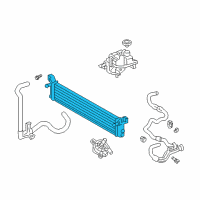 OEM Lexus LC500 Radiator Assembly Diagram - G9010-11010