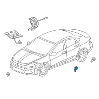 OEM 2014 Dodge Dart Sensor-Acceleration Diagram - 56038924AA