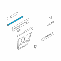 OEM 2004 Ford Expedition Belt Weatherstrip Diagram - 2L1Z-7825860-AA