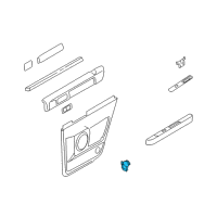 OEM 2002 Lincoln Navigator Interior Lamp Diagram - 2L7Z-13707-AB