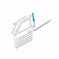 OEM 2010 Ford Flex Applique Diagram - BA8Z-7420554-AA