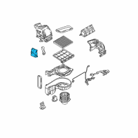 OEM 2009 Kia Sportage Inlet Door Actuator Diagram - 971241F200