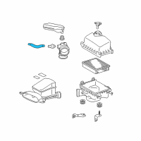 OEM Toyota Camry Vent Hose Diagram - 12260-0V050