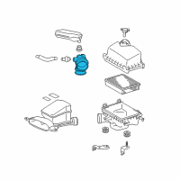 OEM 2017 Toyota Avalon Air Hose Diagram - 17881-0V090