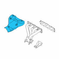 OEM 2015 Hyundai Tucson Protector-Heat Upper Diagram - 28525-2E010