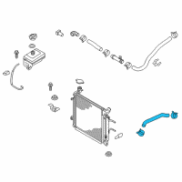 OEM 2020 Kia Optima Hose Assembly-Radiator, Upper Diagram - 25414C2300