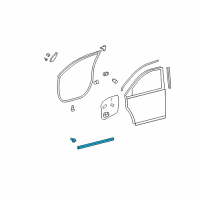 OEM 2009 Toyota Highlander Belt Weatherstrip Diagram - 67863-0E020