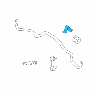 OEM 2004 Toyota RAV4 Stabilizer Bar Clamp Diagram - 48824-28190