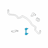 OEM 2005 Toyota RAV4 Stabilizer Link Diagram - 48820-42020