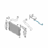 OEM 2008 Hyundai Tucson Hose-Radiator To Reservoir Diagram - 25451-2E500