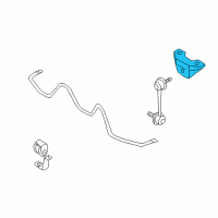 OEM 2006 Infiniti Q45 Bracket Rear STABILIZER Diagram - 54650-AR00A