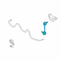 OEM 2004 Infiniti M45 Rod-Connecting, Rear Stabilizer Diagram - 56261-AG000