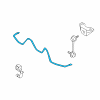 OEM Infiniti Q45 Stabilizer-Rear Diagram - 56230-AR000