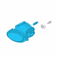 OEM BMW 323Ci Fog Lights, Left Diagram - 63-17-2-228-613