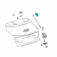 OEM 2021 Toyota C-HR Lift Cylinder Upper Bracket Diagram - 68945-F4010