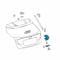 OEM Toyota C-HR Lock Diagram - 69350-F4010