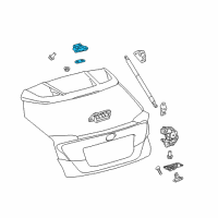 OEM 2018 Toyota C-HR Hinge Diagram - 68810-F4010