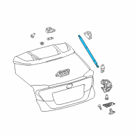 OEM Toyota C-HR Lift Cylinder Diagram - 68950-F4052