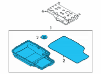 OEM Ford F-250 Super Duty Transmission Pan Diagram - LC3Z-7A194-C