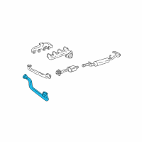 OEM 1998 Chevrolet C2500 Cross Over Pipe Diagram - 10191474
