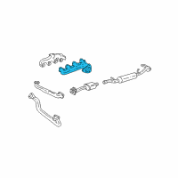 OEM 1990 GMC C3500 Manifold Diagram - 12557359