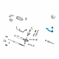 OEM Honda Civic End Complete, Tie Rod R Diagram - 53540-SNE-A02