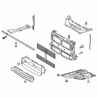 OEM Ford Maverick Lower Hinge Bolt Diagram - -W716603-S442