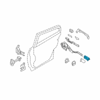 OEM Infiniti Handle Assy-Door Inside, Lh Diagram - 80671-JK000