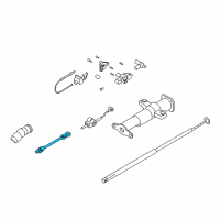 OEM 2001 Chevrolet Express 1500 Steering Column Intermediate Shaft Diagram - 26080253