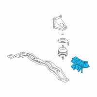 OEM 2006 Cadillac CTS Transmission Mount Diagram - 15930131