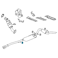 OEM 2017 GMC Canyon Hanger Insulator Diagram - 23469850