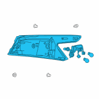 OEM Nissan Combination Lamp Assy-Rear, LH Diagram - 26555-9DJ0A