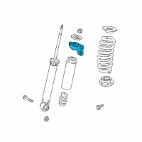 OEM 2018 Buick Regal Sportback Strut Mount Diagram - 23393573