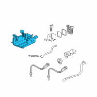 OEM 2008 Saturn Vue Vapor Canister Diagram - 19331039