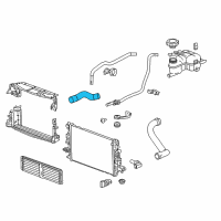 OEM 2018 Chevrolet Volt Upper Hose Diagram - 84492369