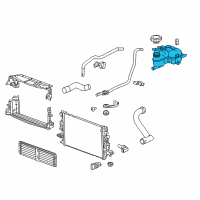 OEM 2017 Chevrolet Volt Reservoir Diagram - 23123562