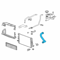 OEM 2016 Chevrolet Volt Upper Hose Diagram - 23378379