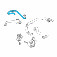 OEM 2013 BMW X5 Thermostat Inlet Water Hose Diagram - 11-53-7-589-949