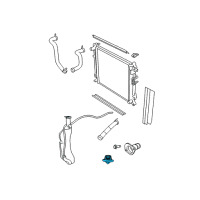 OEM Jeep Wrangler THRMOSTAT Diagram - 68273161AA